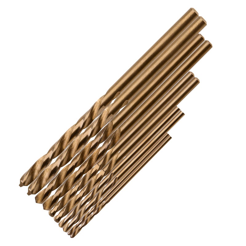 SPKLINE 10 Pcs High Speed Steel Cobalt Drill Bit Set 2 Pcs of Each 1mm(3/64"), 1.5mm(1/16") 2mm(5/64") 2.5mm(3/32") 3mm(1/8") Jobber Length Twist M35 Metal Drill Bit For Stainless Steel And Hard Metal - Image 5